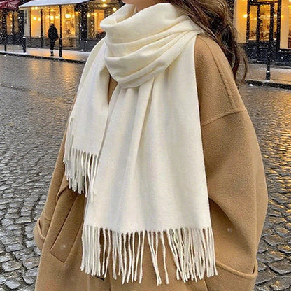 1pc Echarpe de Inverno para Mulheres - Elegante e Minimalista, Suave e Elegante Xale para Clima Frio, para o Dia a Dia e Eventos Formais - Presente Perfeito para o Natal/Ano Novo para Mulheres - Acessório de Luxo CISILY para Inverno, Echarpe de Inverno, Roupa para Clima Frio, Estilo Sofisticado, Material de Alta Qualidade, Estiloso, Presente de Férias, Design Clássico, Material Premium, Mulheres Conscientes da Moda, Echarpe de Inverno para Mulheres, Echarpe para Mulheres no Inverno, Echarpe de