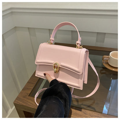 Women's Convertible Crossbody Bag - Detachable Strap Shoulder Purse, with Golden-Tone Hardware, Minimalist Everyday & Formal Handbag for Women (Black, Pink, White) - Lightweight & Durable Design