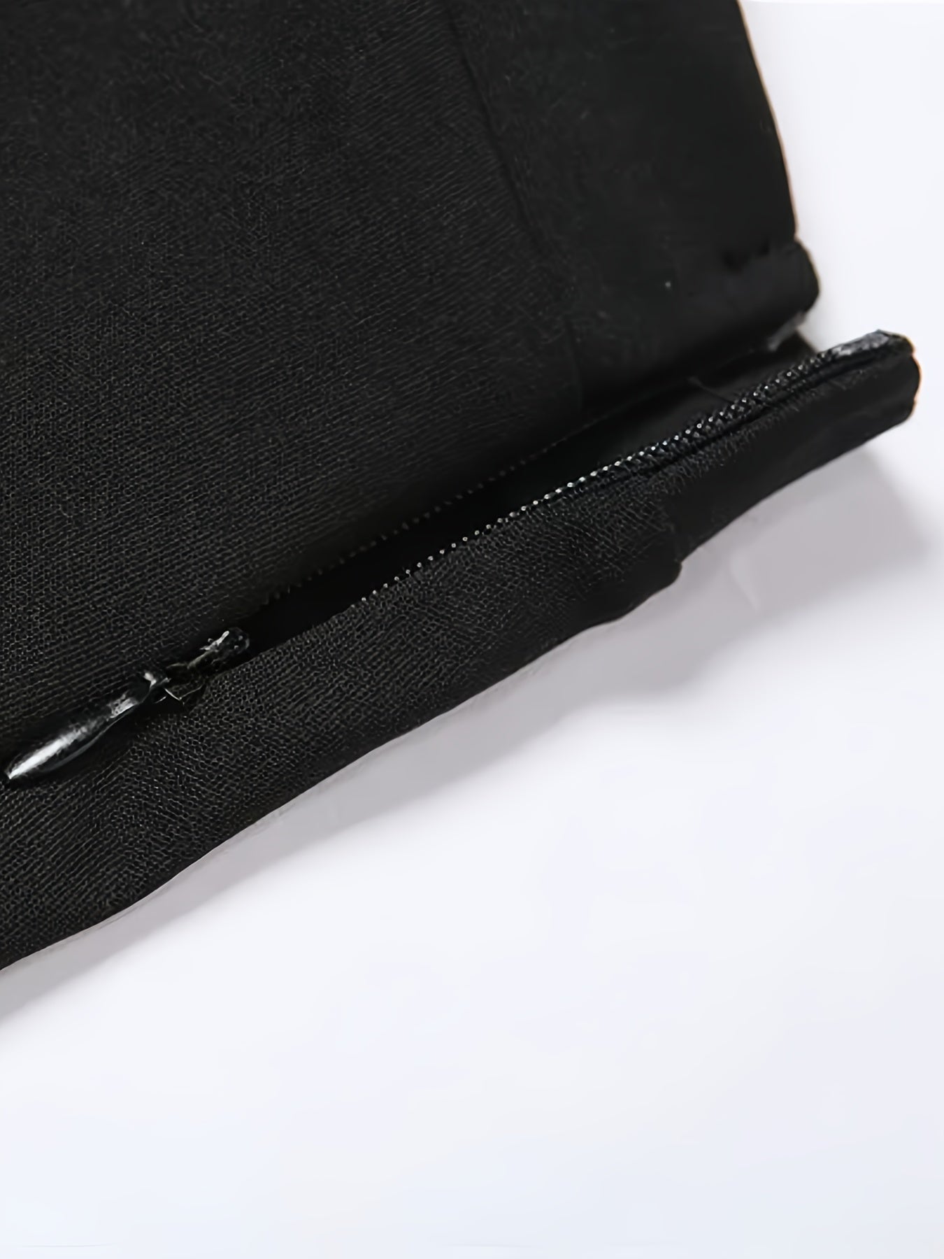 Women'S Elegant Black Two-Piece Wear Set - Crop Top with Golden Chain Straps & High-Waisted Pants, Urban Style, All-Season Comfort, Wear|Chain Accent Top|Comfortable Fit