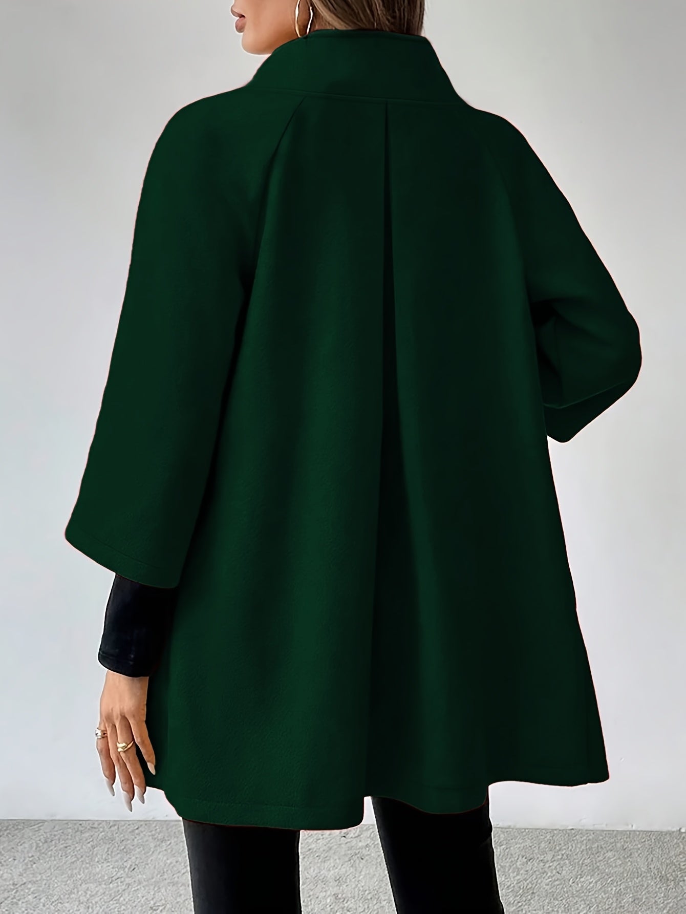 Casaco de tweed borbulhante para mulheres - Vestuário formal e casual longo com fecho de botão frontal, elegante para escritório e festa, para outono/inverno, roupa de frio chique em tom vermelho sofisticado, casacos de inverno para senhoras, moda sazonal, design eterno, construção durável, vestuário exterior elegante, mulheres com consciência da moda, moda de outono, silhueta clássica, material de alta qualidade, mulheres profissionais