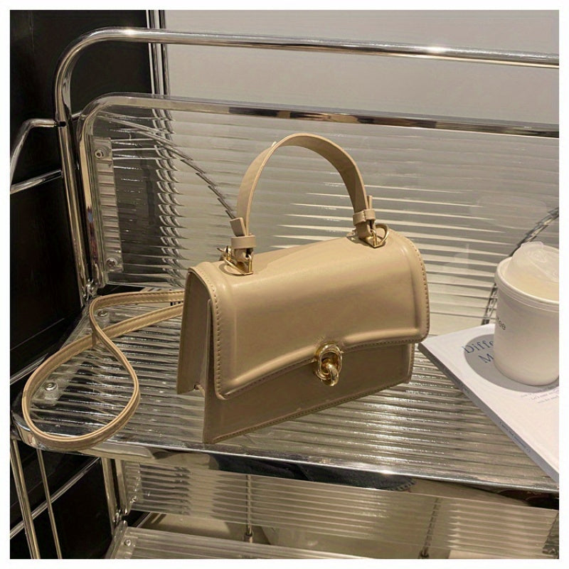 Women's Convertible Crossbody Bag - Detachable Strap Shoulder Purse, with Golden-Tone Hardware, Minimalist Everyday & Formal Handbag for Women (Black, Pink, White) - Lightweight & Durable Design