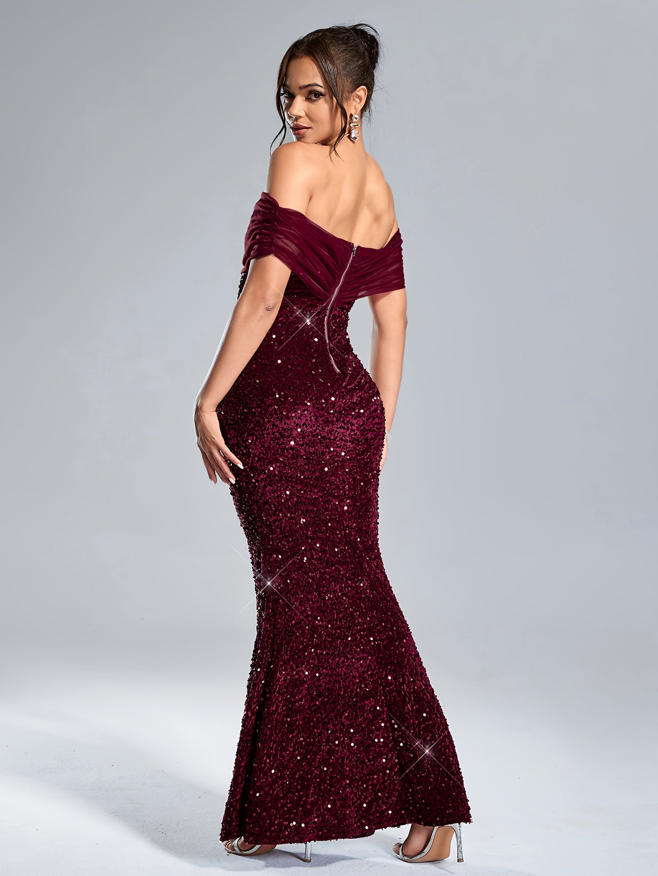 Elegant Black Party Cocktail Dress