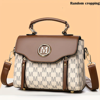 Fashionable Vintage Patterned Women'S Shoulder Bag | Multi-Pocket, Removable Strap, Large Capacity, Ideal for Daily Outings, Travel, Work, Shopping, and Dining, Great Gift for Family and Friends