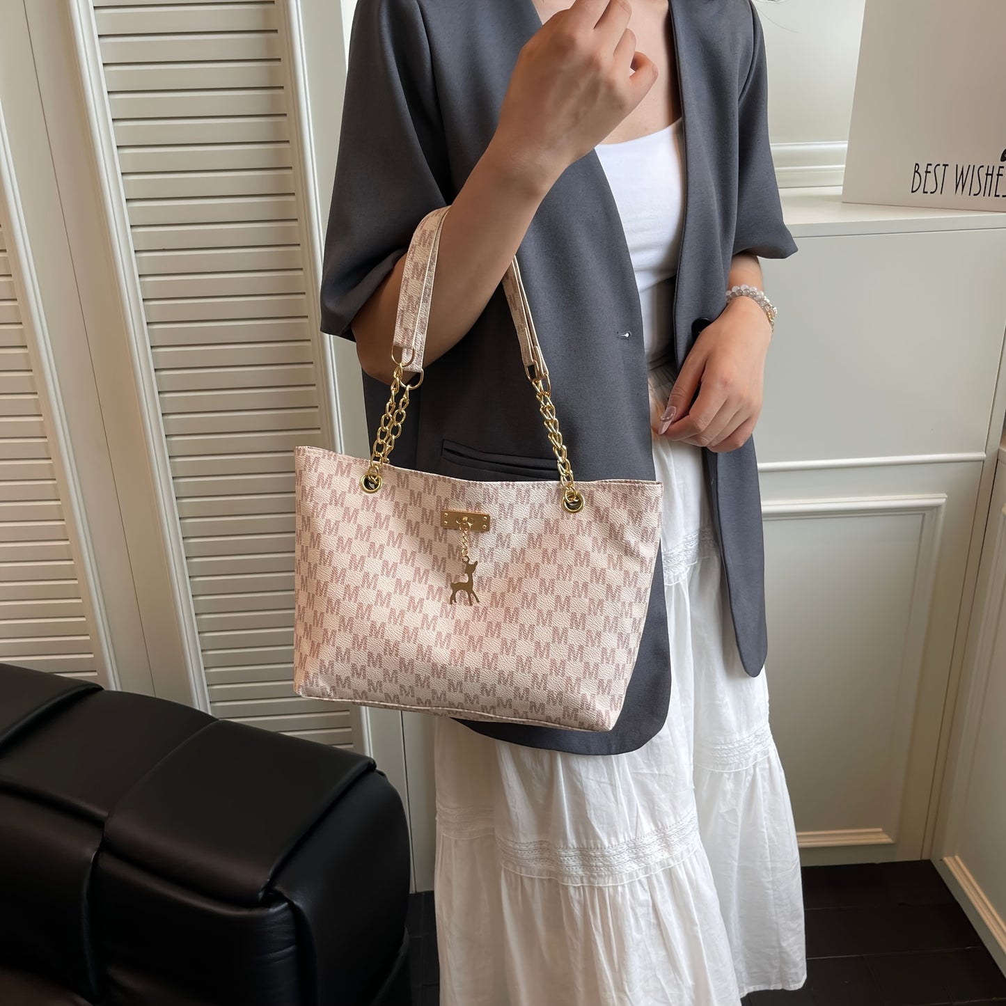 Elegant Ladies' Messenger Bag |, Buckle Closure, Multi-Functional for Commuting and Casual Professional Settings, Ideal Gift for Wife, Girlfriend, Sisters, or BFFs