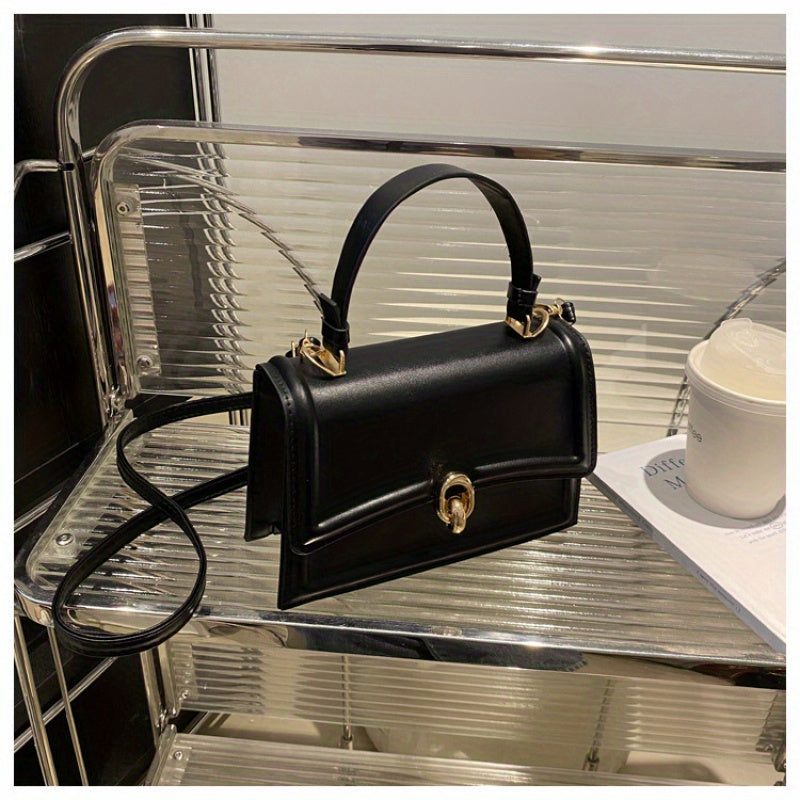 Women's Convertible Crossbody Bag - Detachable Strap Shoulder Purse, with Golden-Tone Hardware, Minimalist Everyday & Formal Handbag for Women (Black, Pink, White) - Lightweight & Durable Design