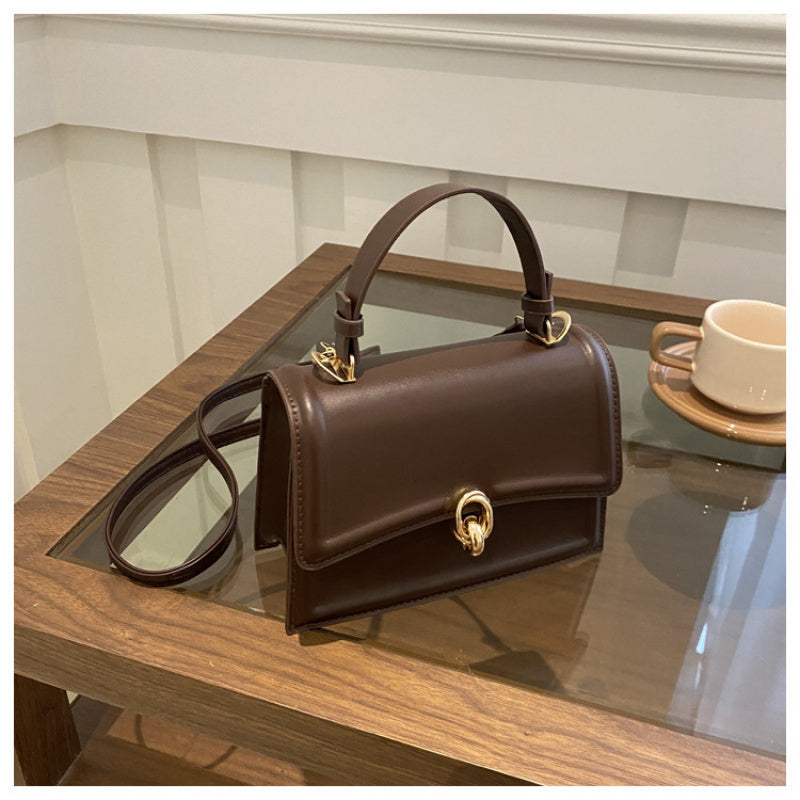 Women's Convertible Crossbody Bag - Detachable Strap Shoulder Purse, with Golden-Tone Hardware, Minimalist Everyday & Formal Handbag for Women (Black, Pink, White) - Lightweight & Durable Design