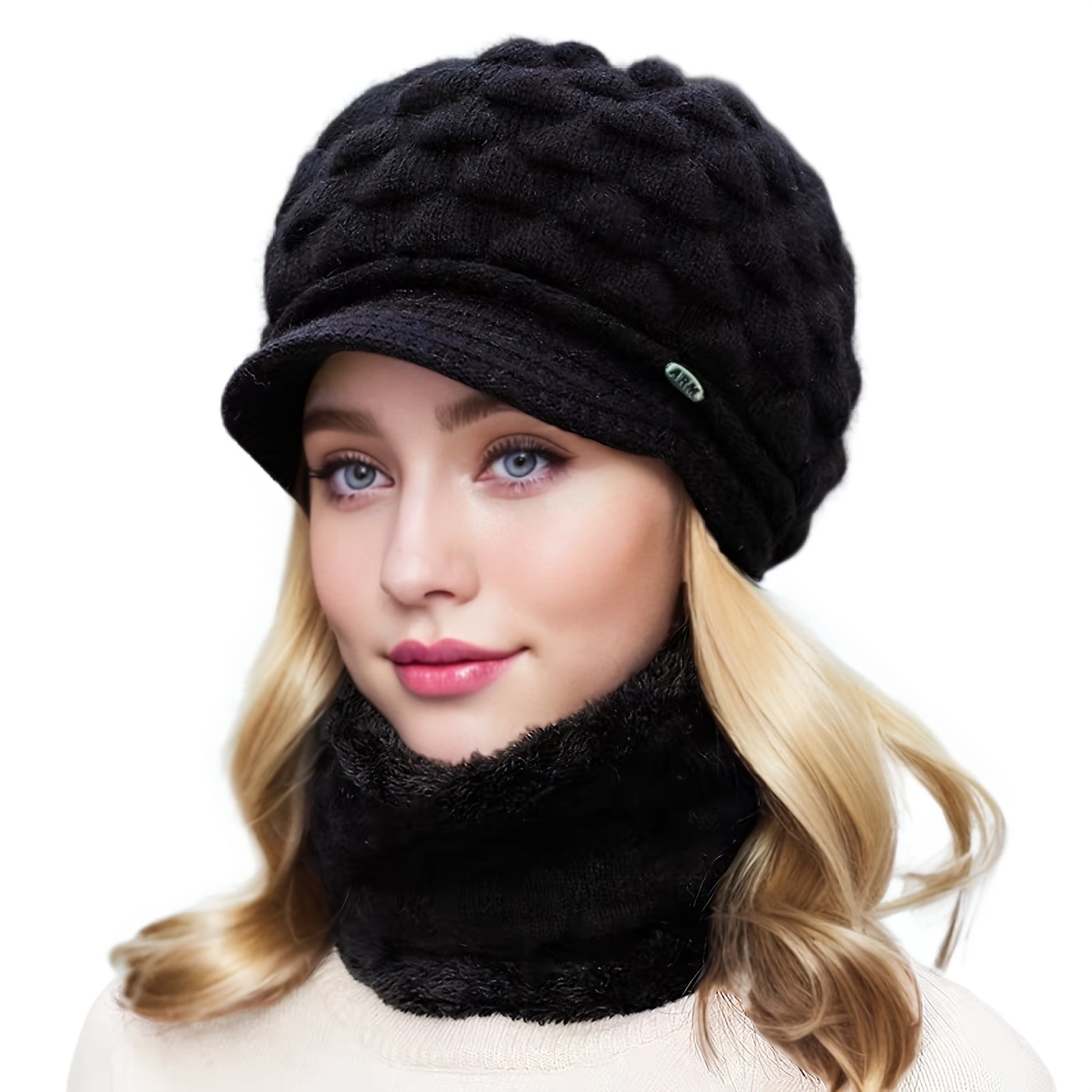 Bonito e quente chapéu de pato para outono e inverno, perfeito para uso casual com proteção auricular.
