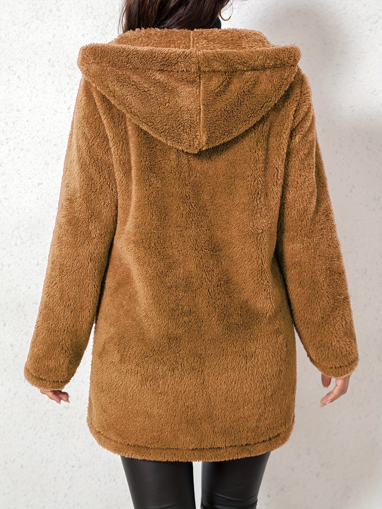 Elegant Women’s Fleece Jacket – Cozy Fall/Winter Outerwear