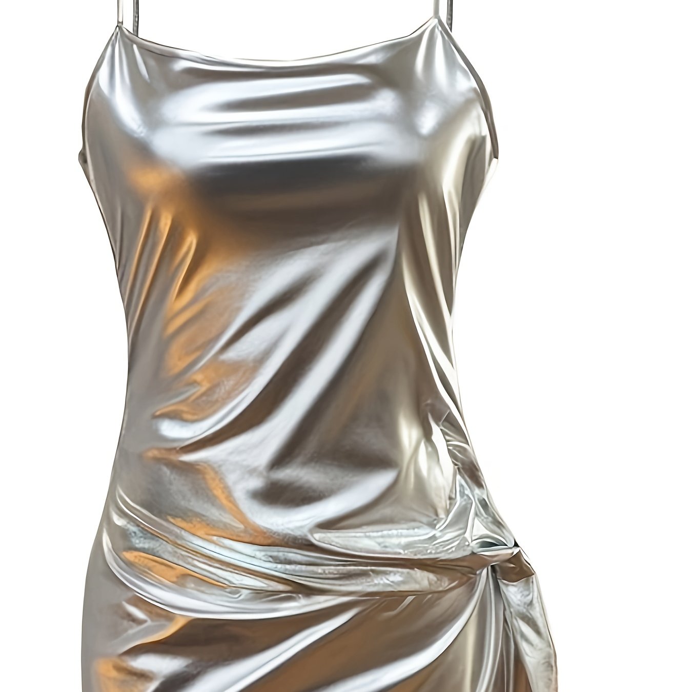 Elegant Bodycon Dress with Side Tie Detail