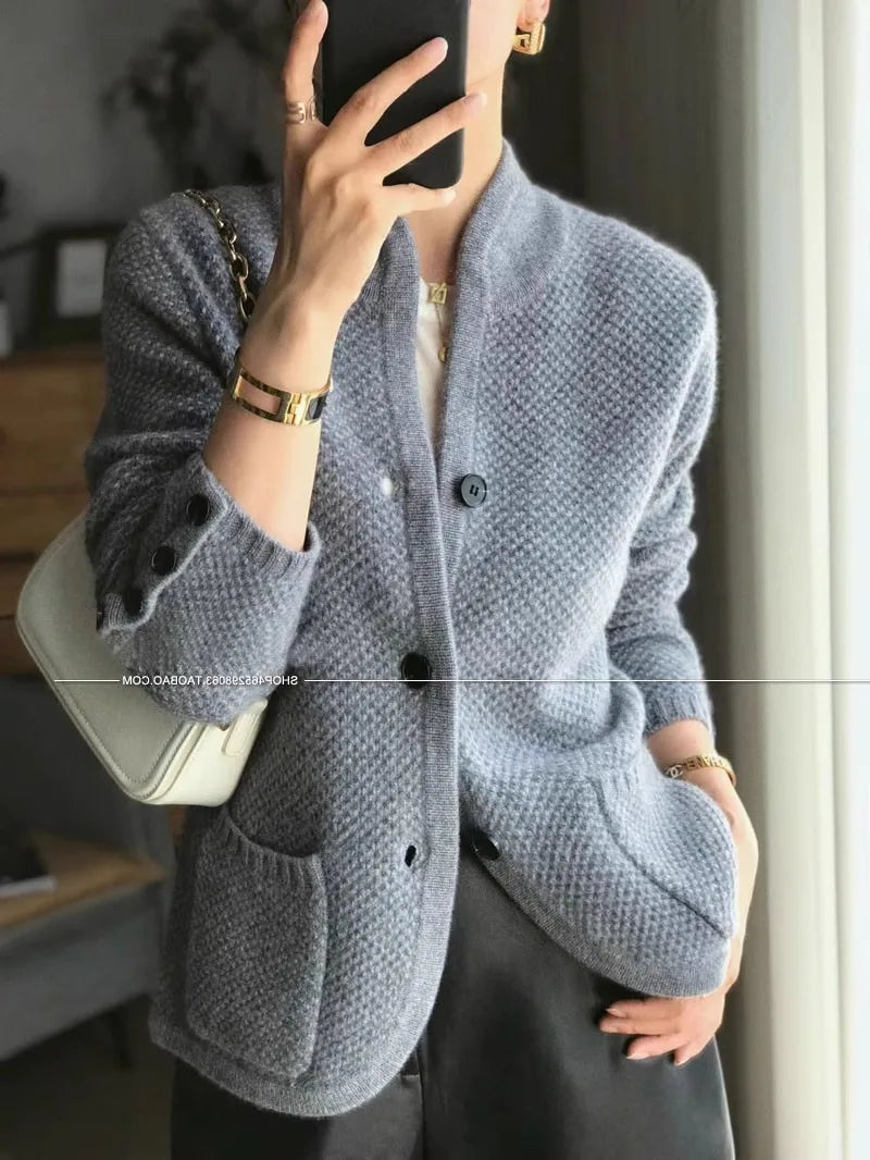 Luxurious 100% Cashmere Women's Cardigan