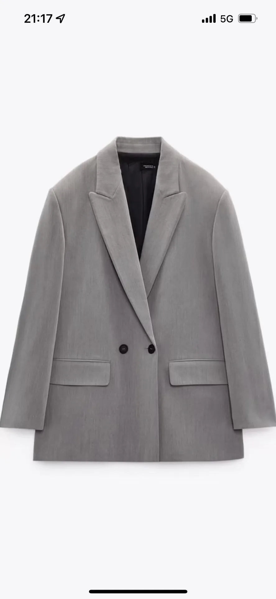 Elegant Women's Double Breasted Blazer - Loose Fit