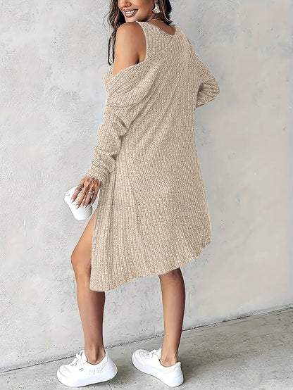 Two-Piece Dress for Women, Suitable for Autumn And Winter.