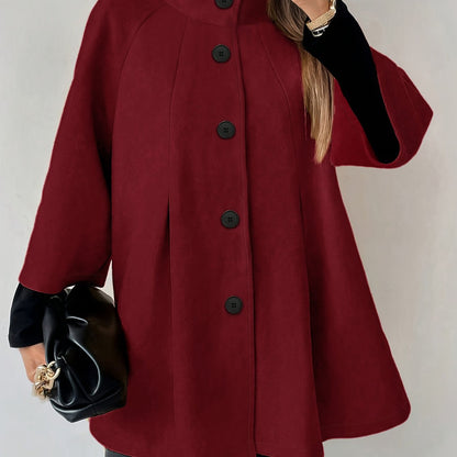 Elegant Women's Tweed Coat - Chic Winter Fashion