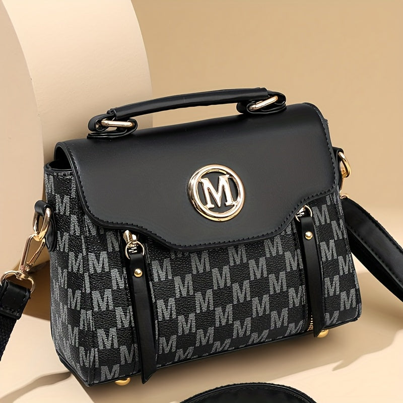 Fashionable Vintage Patterned Women'S Shoulder Bag | Multi-Pocket, Removable Strap, Large Capacity, Ideal for Daily Outings, Travel, Work, Shopping, and Dining, Great Gift for Family and Friends