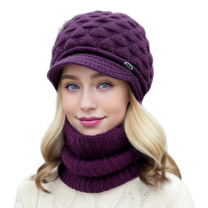 Bonito e quente chapéu de pato para outono e inverno, perfeito para uso casual com proteção auricular.