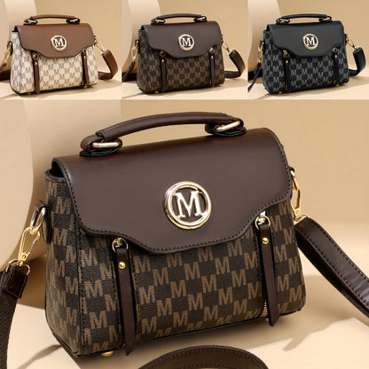 Fashionable Vintage Patterned Women'S Shoulder Bag | Multi-Pocket, Removable Strap, Large Capacity, Ideal for Daily Outings, Travel, Work, Shopping, and Dining, Great Gift for Family and Friends