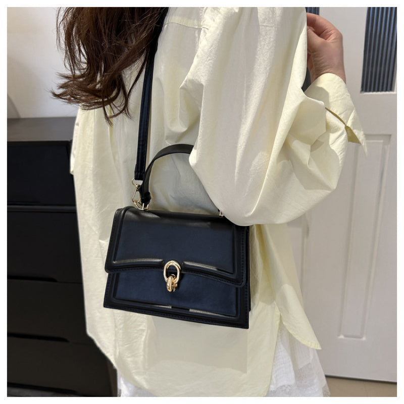 Women's Convertible Crossbody Bag - Detachable Strap Shoulder Purse, with Golden-Tone Hardware, Minimalist Everyday & Formal Handbag for Women (Black, Pink, White) - Lightweight & Durable Design