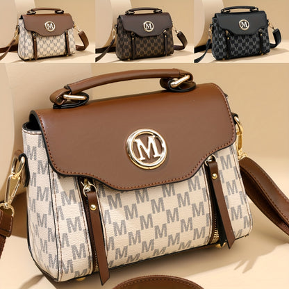 Fashionable Vintage Patterned Women'S Shoulder Bag | Multi-Pocket, Removable Strap, Large Capacity, Ideal for Daily Outings, Travel, Work, Shopping, and Dining, Great Gift for Family and Friends