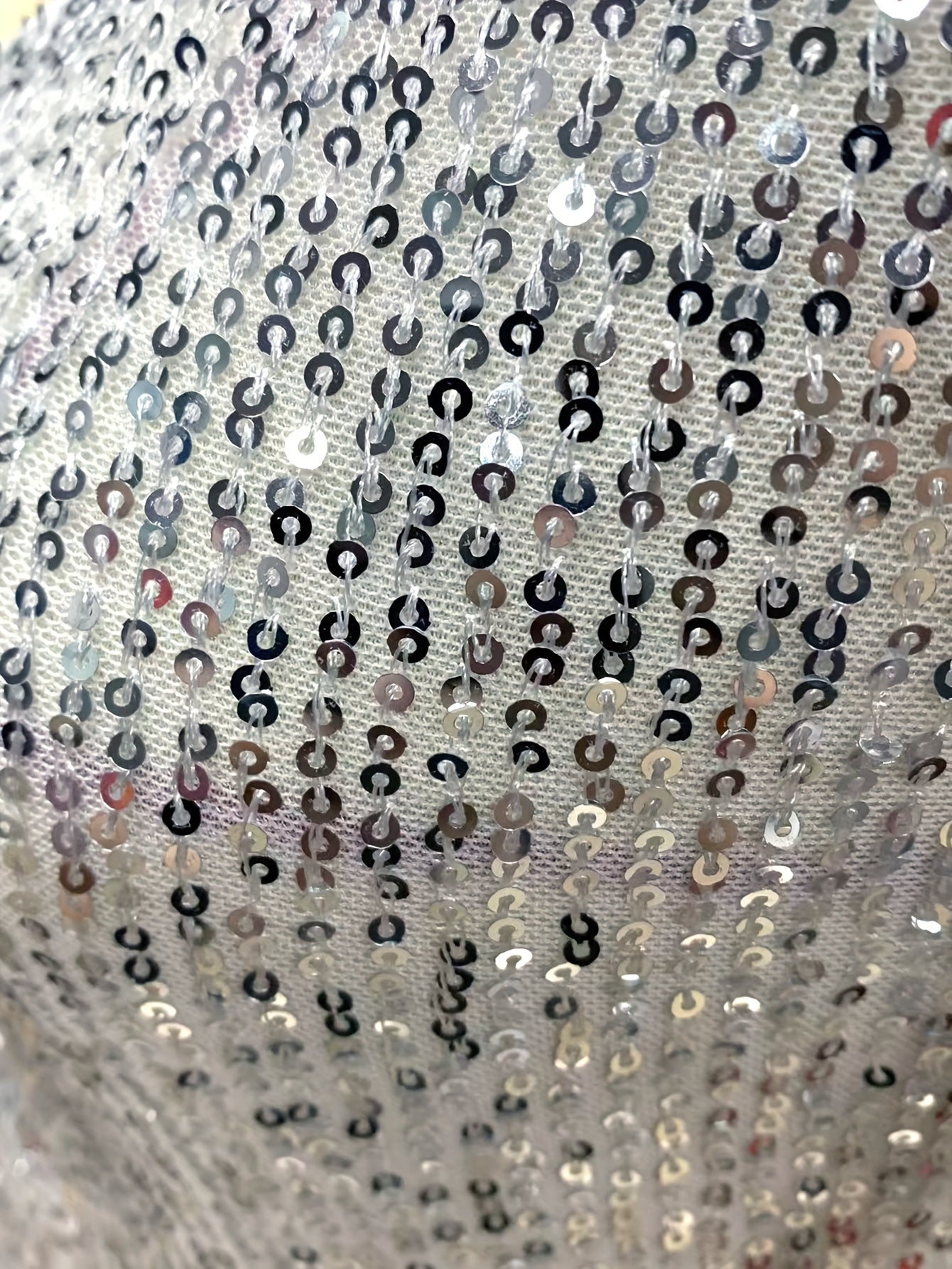 Vestido Feminino  com Lantejoulas Brilhantes e Zíper Completo nas Costas - Modelagem Slim em Linha H, Curto a Médio Comprimento para Festas, Casamentos, Gala e Noite, Coleção Especial Elegante para Todo o Ano