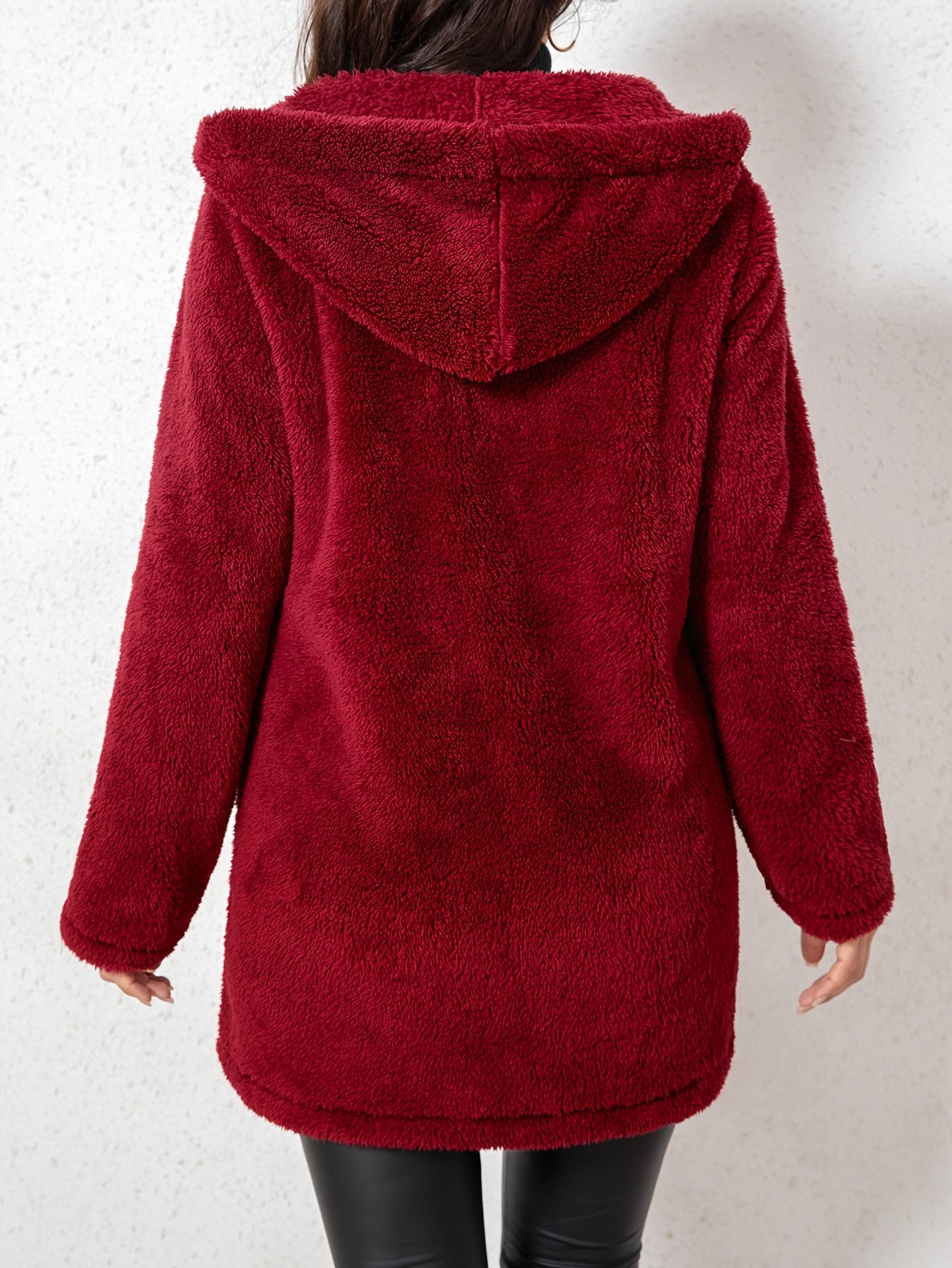 Elegant Women’s Fleece Jacket – Cozy Fall/Winter Outerwear