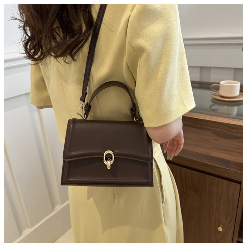 Women's Convertible Crossbody Bag - Detachable Strap Shoulder Purse, with Golden-Tone Hardware, Minimalist Everyday & Formal Handbag for Women (Black, Pink, White) - Lightweight & Durable Design